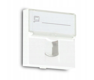 ADAPTER GETFORT 2 MOD 1XRJ45 MOSAIC 45x45mm