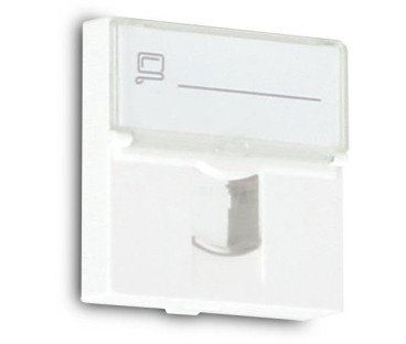 ADAPTER GETFORT 2 MOD 1XRJ45 MOSAIC 45x45mm