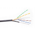 KABEL SKRĘTKA GETFORT CAT.6 U/UTP UV SUCHY Z LINKĄ NOŚNĄ 305m