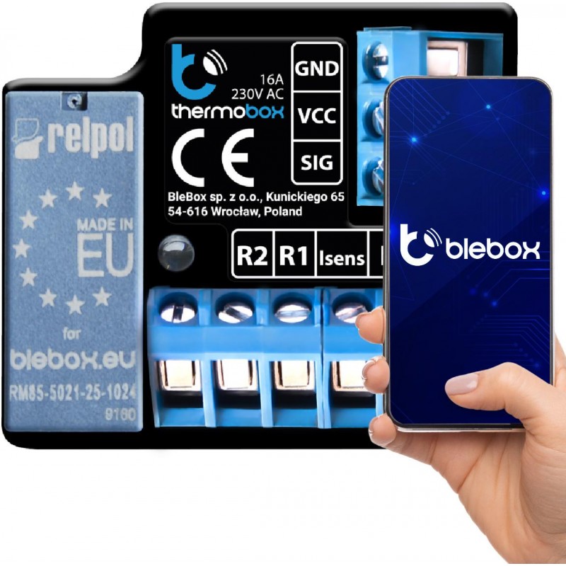 Moduł ogrzewania thermobox Blebox Moduł ogrzewania thermobox Blebox