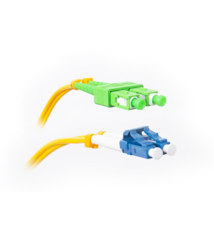 PATCHCORD ŚWIATŁOWODOWY GETFORT SM SC/APC-LC/UPC DUPLEX 3M