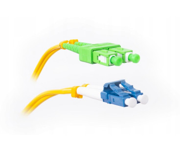 PATCHCORD ŚWIATŁOWODOWY GETFORT SM SC/APC-LC/UPC DUPLEX 3M