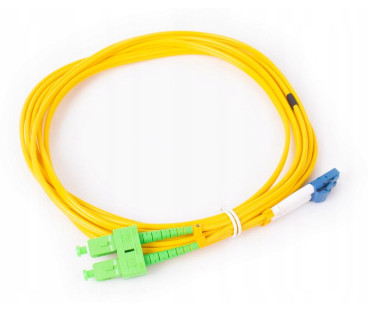 PATCHCORD ŚWIATŁOWODOWY GETFORT SM SC/APC-LC/UPC DUPLEX 3M