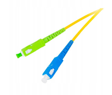 PATCHCORD ŚWIATŁOWODOWY GETFORT SM SC/UPC-SC/APC SIMPLEX 3M