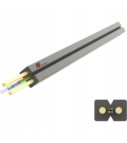 Kabel światłowodowy GETFORT FRP 2J LSOH (Indoor FTTH) 1m