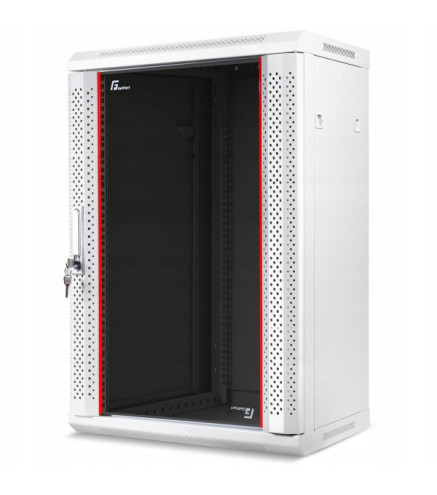SZAFA RACK GETFORT 19 CALI 18U 600X600 WISZĄCA SZARA