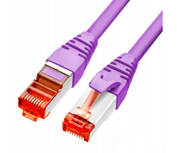 PATCHCORD SKRĘTKA GETFORT CAT.6A S/FTP LSOH 5m fioletowy