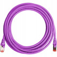 PATCHCORD SKRĘTKA GETFORT CAT.6A S/FTP LSOH 5m fioletowy