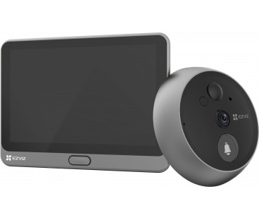 Wizjer do drzwi Ezviz CP4 2MP Wi-Fi srebrny