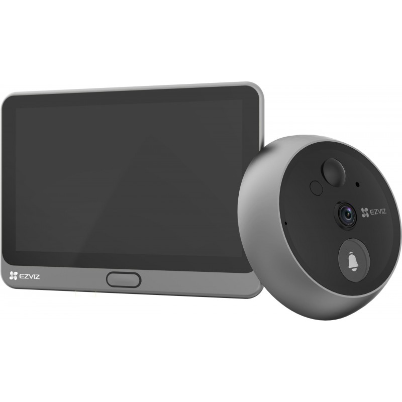 Wizjer do drzwi Ezviz CP4 2MP Wi-Fi srebrny