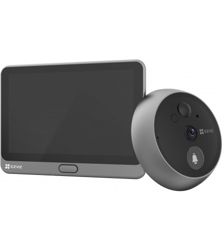 Wizjer do drzwi Ezviz CP4 2MP Wi-Fi srebrny