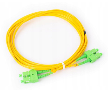 PATCHCORD ŚWIATŁOWODOWY GETFORT SM SC/APC-SC/APC DUPLEX 3M | Alarmista.pl