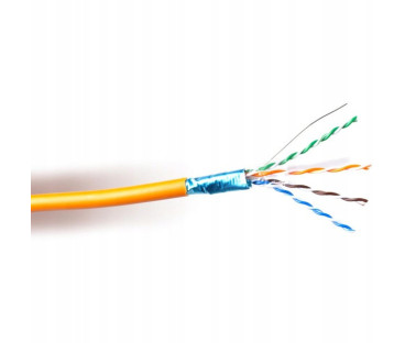 KABEL SKRĘTKA GETFORT PREMIUM CAT.6 F/UTP LSOH 1m