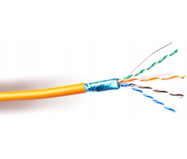 KABEL SKRĘTKA GETFORT PREMIUM CAT.6 F/UTP LSOH 1m