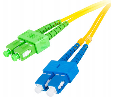 PATCHCORD ŚWIATŁOWODOWY GETFORT SM SC/UPC-SC/APC DUPLEX 3M