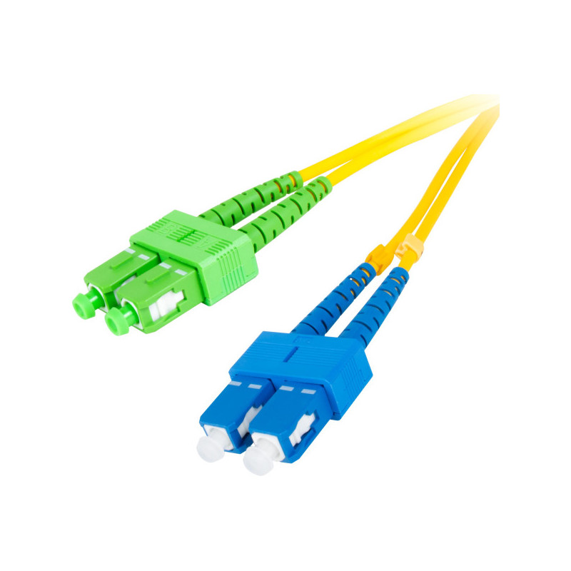 PATCHCORD ŚWIATŁOWODOWY GETFORT SM SC/UPC-SC/APC DUPLEX 5M