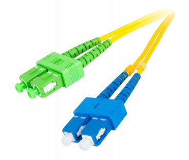 PATCHCORD ŚWIATŁOWODOWY GETFORT SM SC/UPC-SC/APC DUPLEX 5M