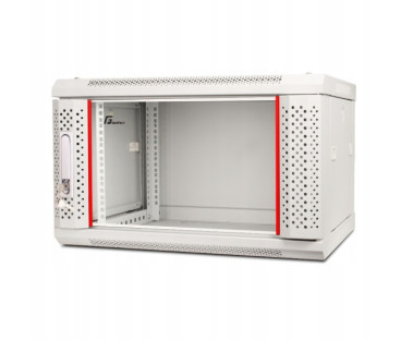 SZAFA RACK GETFORT 19 CALI 6U 600X450 WISZĄCA SZARA