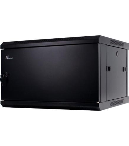 SZAFA RACK GETFORT 19 CALI 6U 600X450 WISZĄCA DRZWI STALOWE