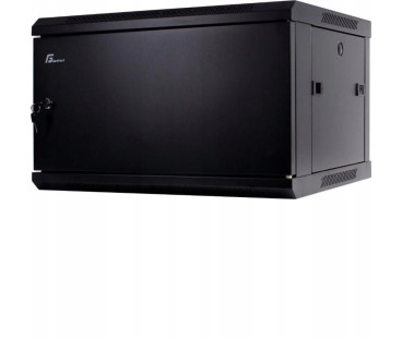 SZAFA RACK GETFORT 19 CALI 6U 600X450 WISZĄCA DRZWI STALOWE