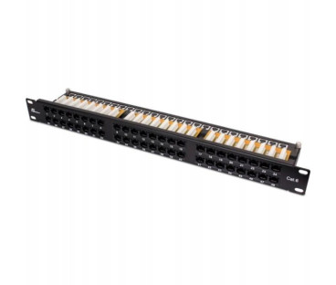 PATCH PANEL UTP CAT.6 48 PORTÓW PGF-6UTP48-B9 GETFORT