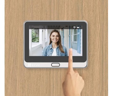 Wizjer do drzwi Ezviz CP4 2MP Wi-Fi srebrny