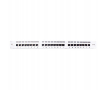 PATCH PANEL FTP CAT.5E 24 PORTY SZARY PGF-5EFTP24-B6-G GETFORT