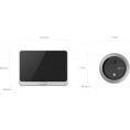 Wizjer do drzwi Ezviz CP4 2MP Wi-Fi srebrny
