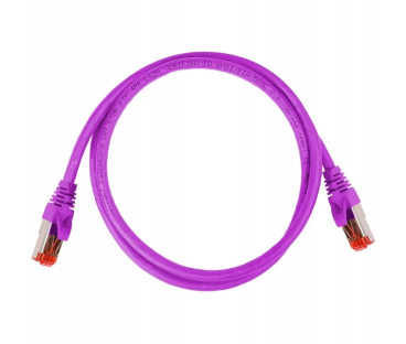 PATCHCORD SKRĘTKA GETFORT CAT.6A S/FTP LSOH 2m fioletowy | Alarmista.pl