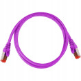 PATCHCORD SKRĘTKA GETFORT CAT.6A S/FTP LSOH 2m fioletowy