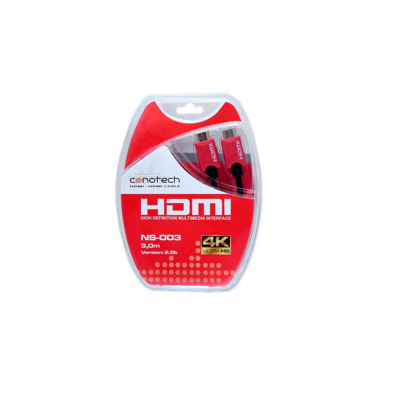 Kabel Hdmi Conotech NS-003 2.0 B 4K 3m Kabel Hdmi Conotech NS-003 2.0 B 4K 3m