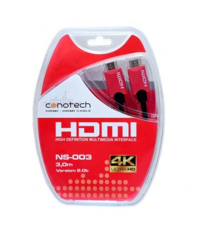 Kabel Hdmi Conotech NS-003 2.0 B 4K 3m