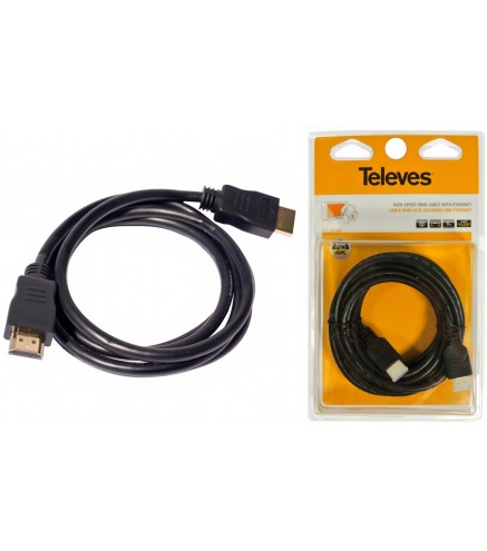 Kabel HDMI 2.0 Televes ref. 494502 3m 4K
