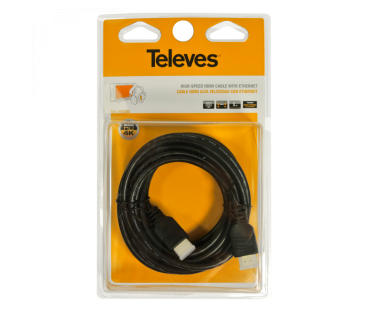 Kabel HDMI 2.0 Televes ref. 494503 5m 4K