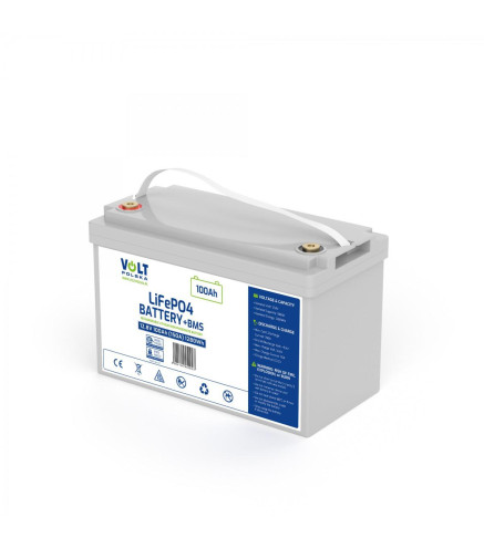 AKUMULATOR VOLT POLSKA LITOWO-ŻELAZOWO-FOSFORANOWY LiFePO4 12V 100Ah 150A