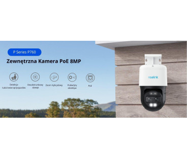 Kamera IP Reolink Trackmix Series P760 POE obrotowa 8MP