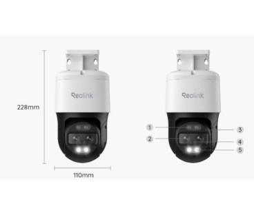 Kamera IP Reolink Trackmix Series P760 POE obrotowa 8MP