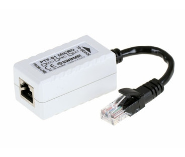 Zabezpieczenie przeciwprzepięciowe 1-kanałowe do kamer IP serii EXTREME EWIMAR PTF-51-EXT/PoE/Micro v2