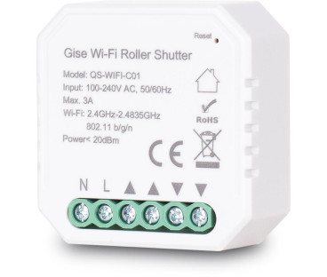 GISE Smart Sterownik roletowy WiFi | Tuya