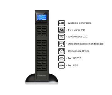 UPS ZASILACZ AWARYJNY PowerWalker VFI 3000 CRS