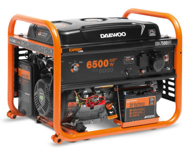 AGREGAT PRĄDOTWÓRCZY DUAL FUEL DAEWOO GDA 7500DFE 6.5kW