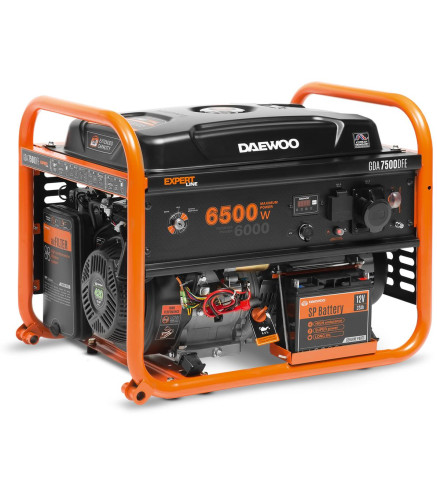 AGREGAT PRĄDOTWÓRCZY DUAL FUEL DAEWOO GDA 7500DFE 6.5kW