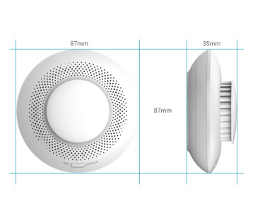 Czujnik dymu EZVIZ T4C | Alarmista.pl