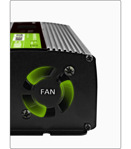 PRZETWORNICA NAPIĘCIA Green Cell PowerInverter LCD 12V / 230V 500W/1000W CZYSTA SINUSOIDA