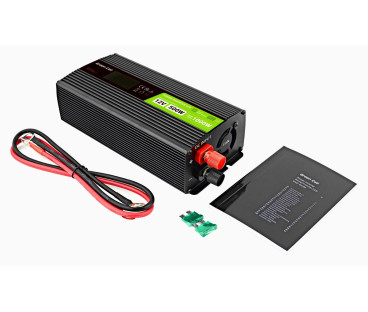 PRZETWORNICA NAPIĘCIA Green Cell PowerInverter LCD 12V | Alarmista.pl