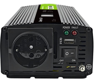 PRZETWORNICA NAPIĘCIA Green Cell PowerInverter LCD 12V | Alarmista.pl