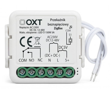 Moduł OXT Mini Przekaźnik beznapięciowy ZigBee TUYA T250DC | Alarmista.pl