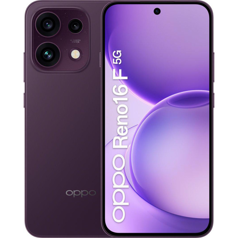 Smartfon OPPO Reno16 F 5G 8/256GB Ciemnofioletowy (Purple Black)
