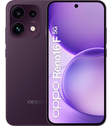 Smartfon OPPO Reno16 F 5G 8/256GB Ciemnofioletowy | Alarmista.pl