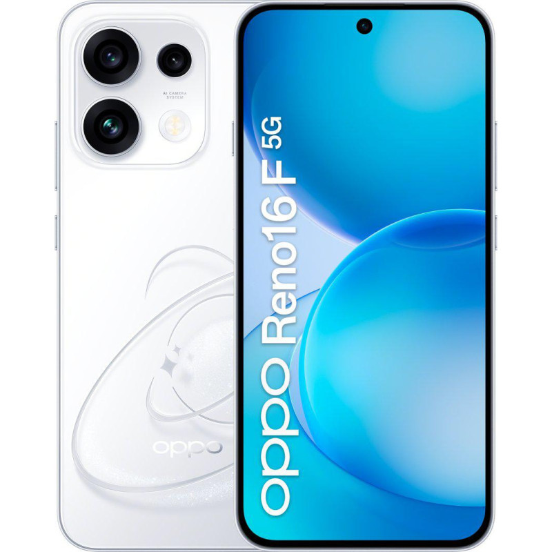 Smartfon OPPO Reno16 F 5G 8/256GB Biały (Pop White)